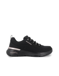 Deportivas cordones Memory Foam mujer negro