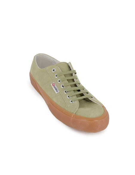 Deportivas de lona y suela vulcanizada hombre verde