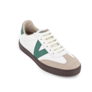 Deportiva ciclista piel+serraje plantilla ergonomica mujer verde 2