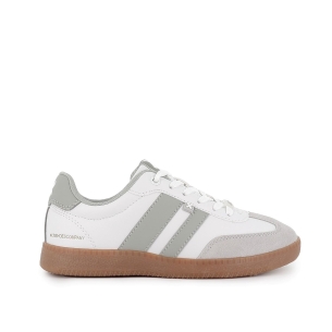 Deportiva diseño actual cordones mujer kaki