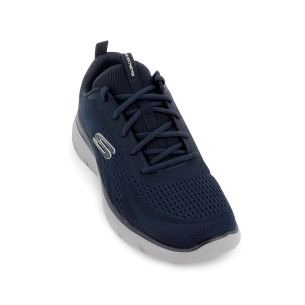 Deportivas cordones comoda hombre azul 2