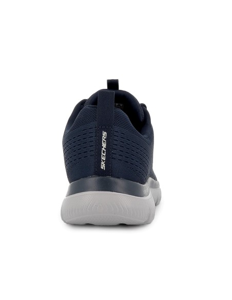 Deportivas cordones comoda hombre azul