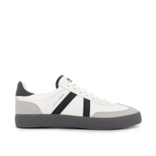 Deportivas modernas diseño contrastes cordones hombre blancas