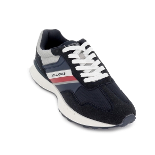 Deportivas combinables con contrastes y cordones hombre azul 2