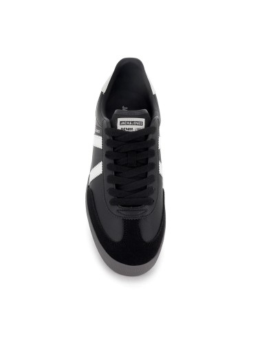 Deportivas modernas diseño contrastes cordones hombre negras