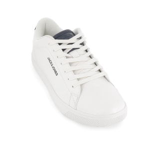 Deportiva diseño actual contraste y cordones hombre blancas 2