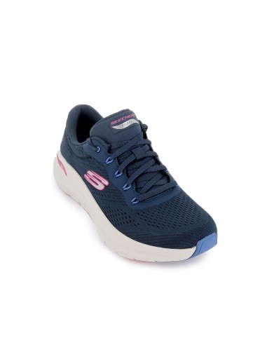 Deporte malla con cordones comodo mujer azul