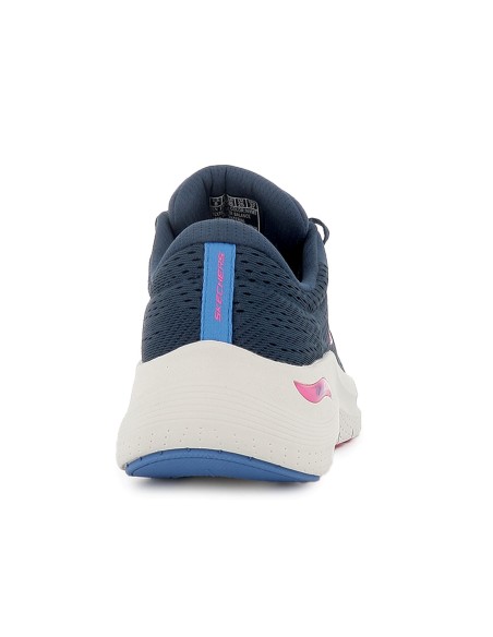 Deporte malla con cordones comodo mujer azul