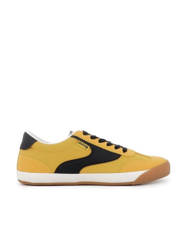 Deportivo actual textil cordones suela caramelo hombre amarillo