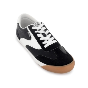 Deportivo actual napa cordones suela caramelo hombre negro 2