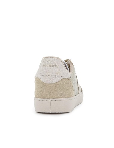 Deportiva piel y serraje con plantilla y cordones mujer dorado