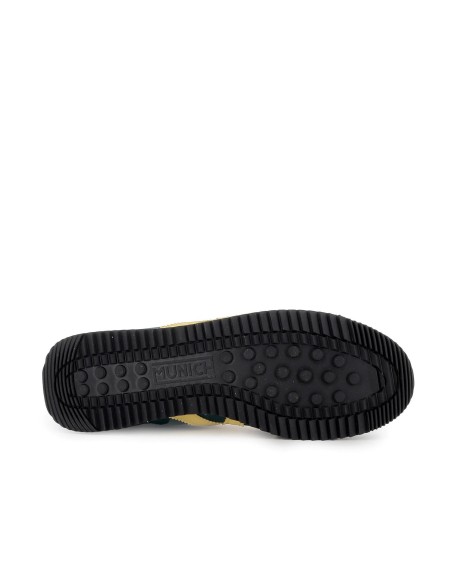 Deportiva cordones serraje y nylon hombre verde