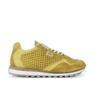 Deportiva multitextura hombre amarillo