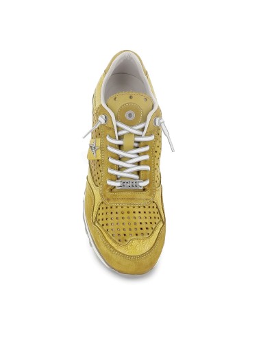 Deportiva multitextura hombre amarillo