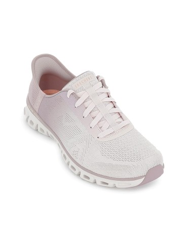 Deportivas casuales cordones Slip-Ins para mujer rosa