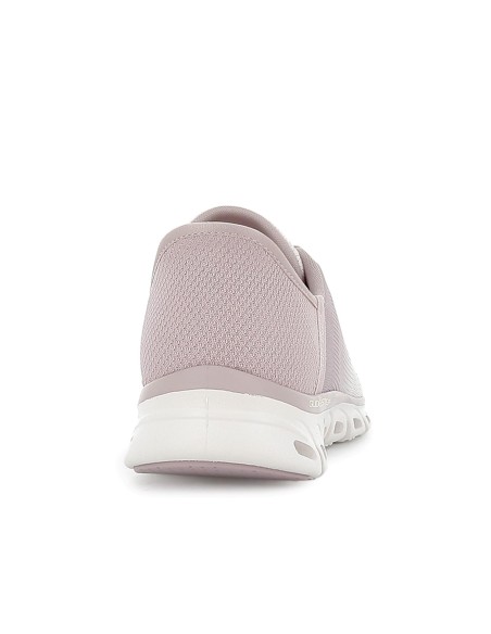 Deportivas casuales cordones Slip-Ins para mujer rosa