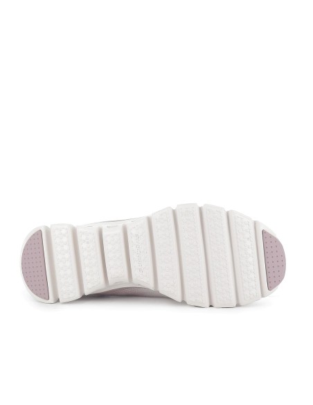 Deportivas casuales cordones Slip-Ins para mujer rosa