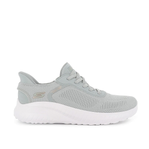 Sneakers cordones mujer malla knit verde