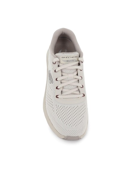 Deportivas cordones malla transpirable hombre blanco