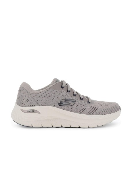 Deportivas cordones malla transpirable hombre taupe
