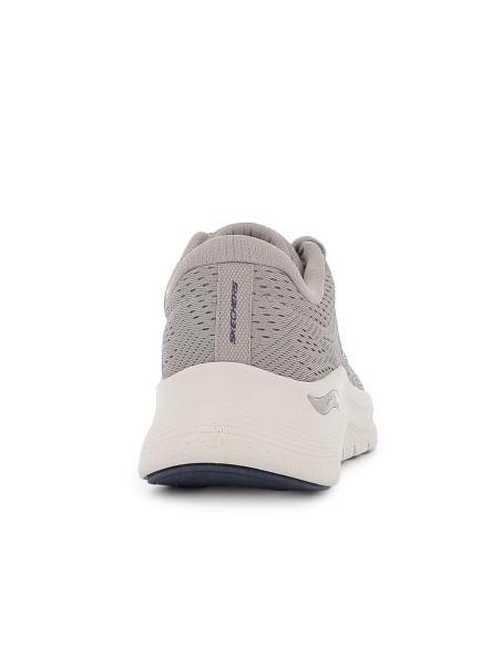 Deportivas cordones malla transpirable hombre taupe