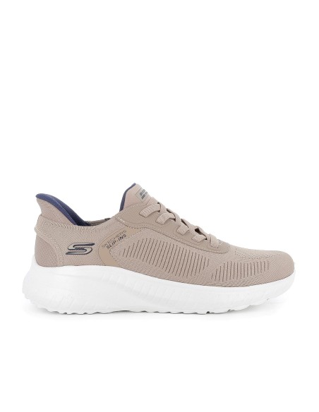 Deportivas Slip-Ins veganas cordones y Memory Foam hombre taupe