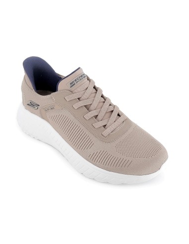 Deportivas Slip-Ins veganas cordones y Memory Foam hombre taupe