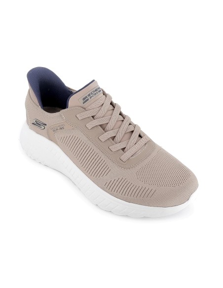 Deportivas Slip-Ins veganas cordones y Memory Foam hombre taupe