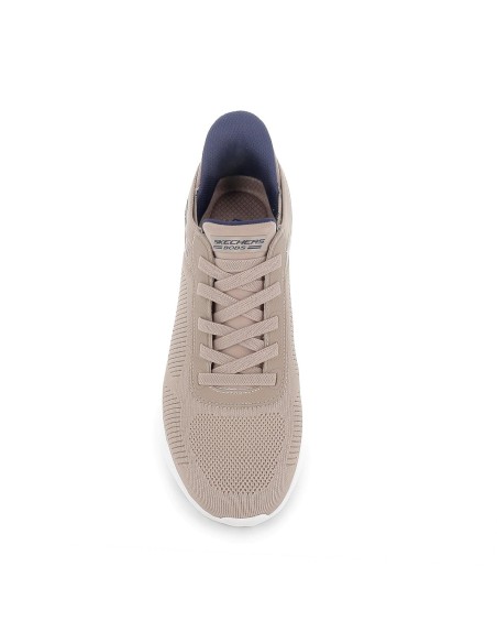 Deportivas Slip-Ins veganas cordones y Memory Foam hombre taupe