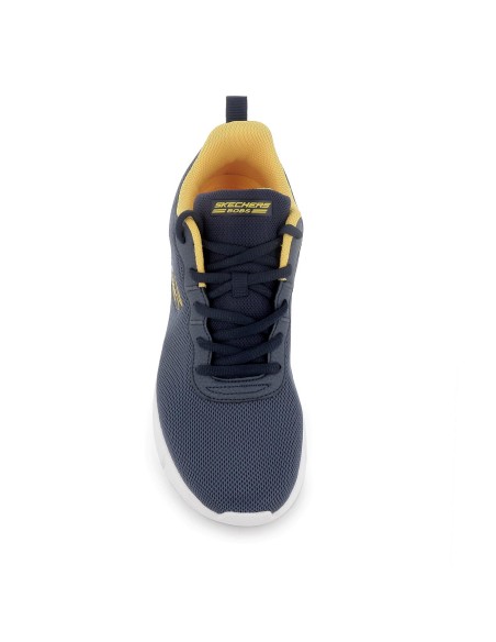 Deportivas veganas cordones y Memory Foam hombre azul