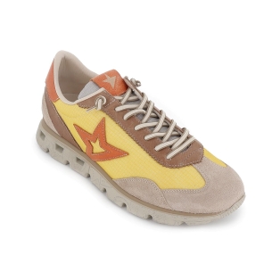 Deportiva acolchada y ante hombre amarillo 2