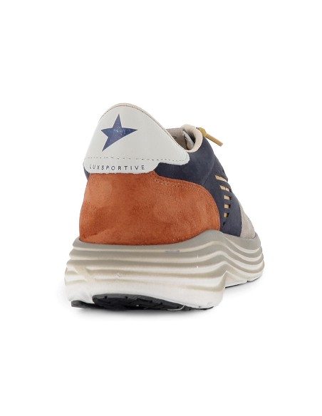 Deportivo piel piso volumen ligero hombre azul