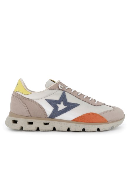 Deportiva acolchada y ante hombre gris