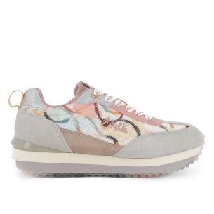 Deportiva textil fantasia plantilla extraible mujer rosa