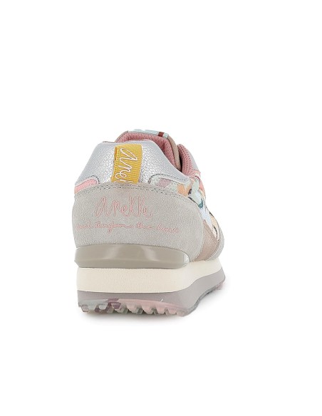 Deportiva textil fantasia plantilla extraible mujer rosa