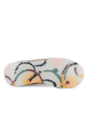 Deportiva textil fantasia plantilla extraible mujer rosa