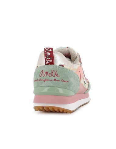 Deportiva textil fantasia plantilla extraible mujer verde