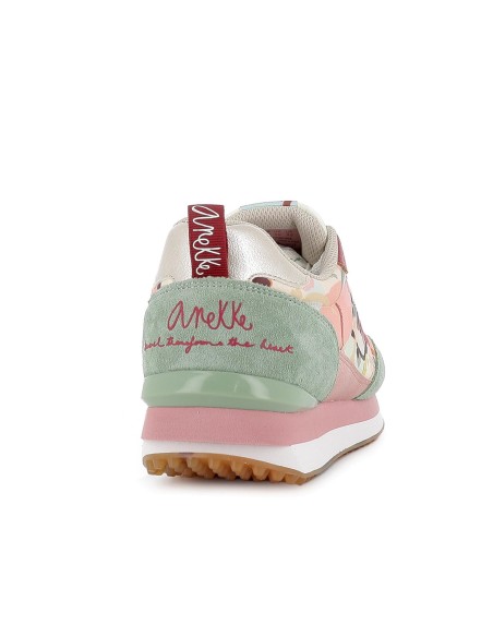 Deportiva textil fantasia plantilla extraible mujer verde