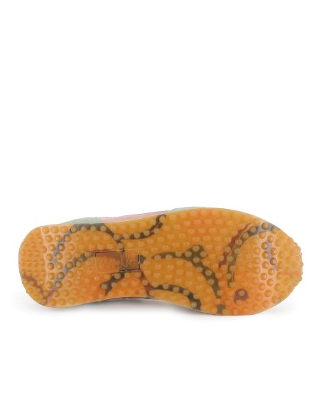 Deportiva textil fantasia plantilla extraible mujer verde