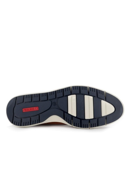 Zapato cordones de piel lisa ligero hombre brandy