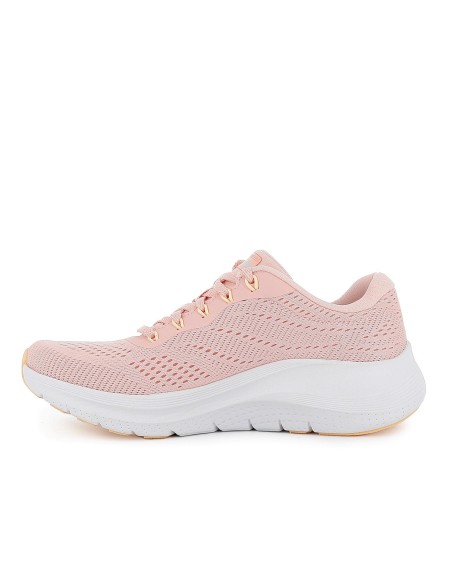 Deporte malla con cordones beige cómodo mujer rosa