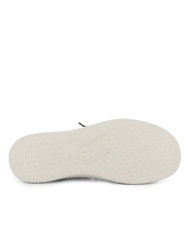 Zapatilla tipo mocasín hombre canvas verano taupe