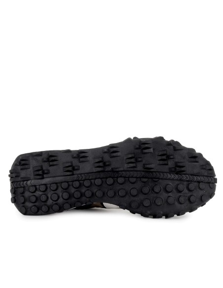 Deportiva piel napa y serraje cordones y plantilla extraible hombre verde