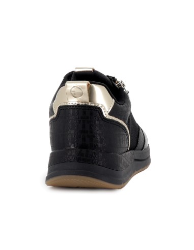 Deportiva vegana con cordones y plantilla extraible mujer negro