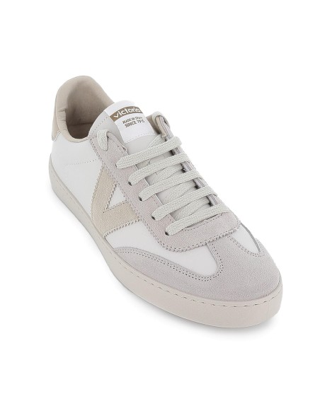 Zapatilla tenis piel y serraje detalle hielo para hombre