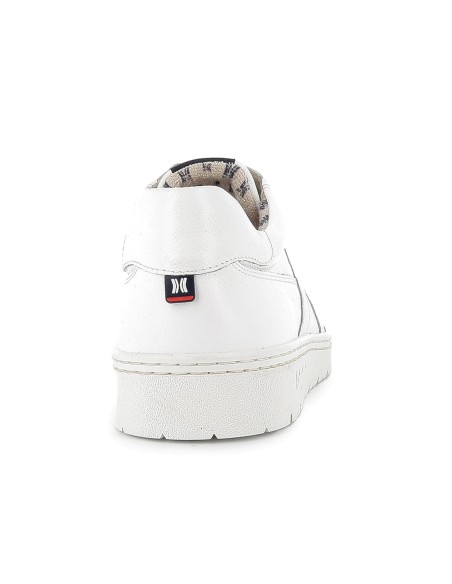 Zapato cordones piel tipo sport suela cosida hombre blanco