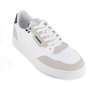 Deportivo tenis napa y serraje contraste detalle hombre blanco 2
