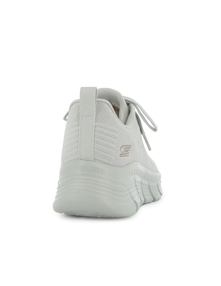 Sneakers cordones mujer malla knit verde