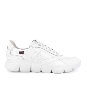 Deportivas de piel natural muy ligeras para hombre blancas