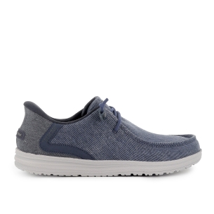 Mocasin casual Slip-Ins cordones elásticos para hombre azul